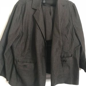 Brown skirt suit 18W